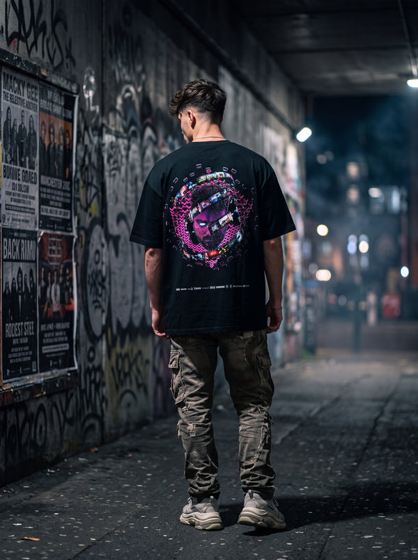 DNB COLLECTIVE X MACKY GEE - PHASES TOUR - T-SHIRT